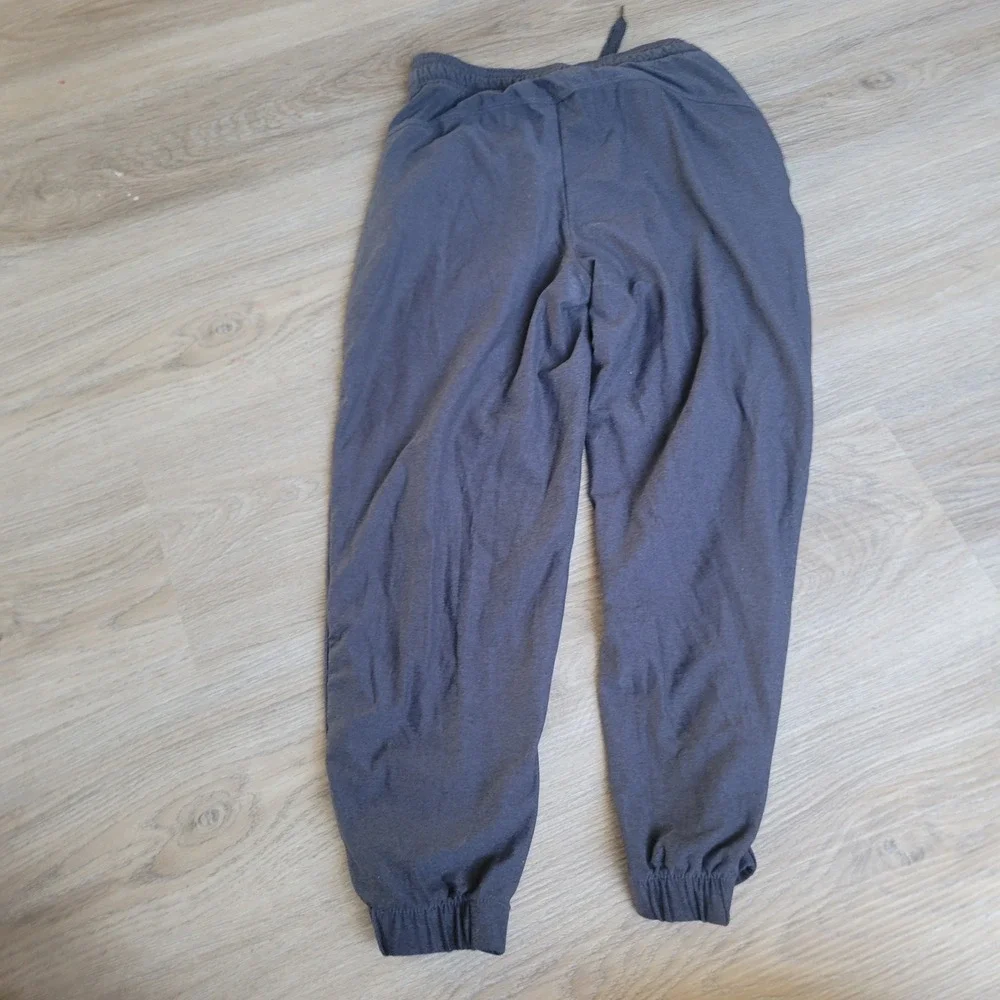 Old Navy Girls Jogger Pants M 8 Gray Heathered Active Go-Dry High Rise